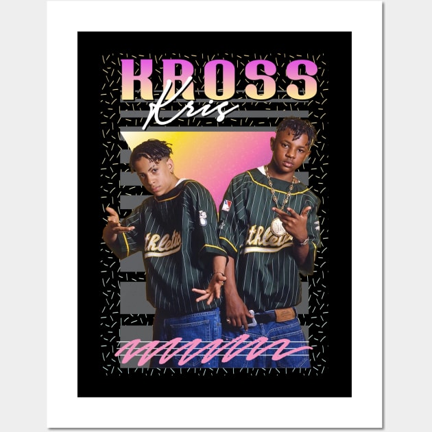 Kris Kross Hip hop 90s Aesthetic Fan Art Wall Art by Madesu Art